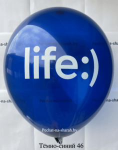 Воздушный шар с логотипом life